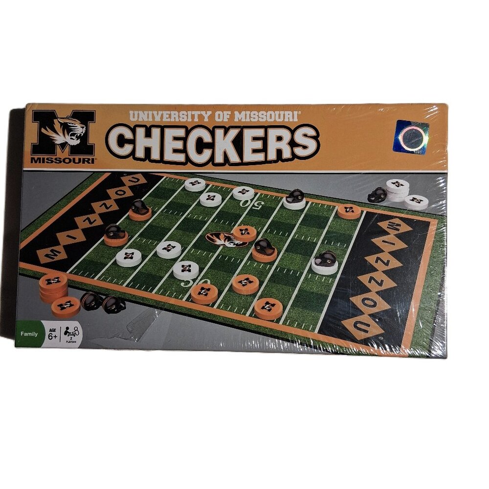 MIZZOU Checkers Game University of Missouri Tigers Football Helmets  New/Sealed